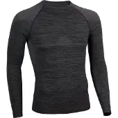 Avento Maillot de Corps Avento Men Thermoshirt Superior Noir/Bleu Foncé-L