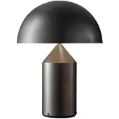 OLUCE Atollo Lampe de Table Satin Bronze | Small