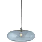 Ebb & Flow Horizon Suspension Topaz blue | Shiny Silver | Ø: 45 cm E27