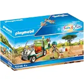 Playmobil Family Fun 70346 Vétérinaire du zoo avec véhicule