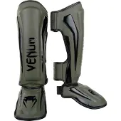 Venum Protege Tibias Pieds Elite Kaki - L
