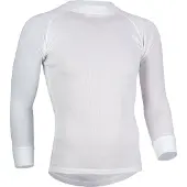 Avento Maillot de corps Avento Hommes Manches Longues Blanc-XXL