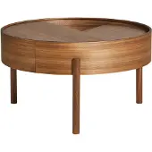 Woud Arc Coffee Table Walnut