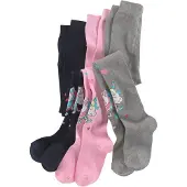 H.I.S. Collant bleu marine / gris / rose