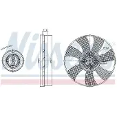 Nissens Visco-coupleur de ventilateur 86220