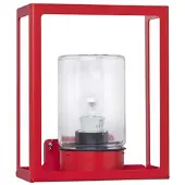 Roger Pradier Hugy lampe d'extérieur Traffic Red | Clear glass