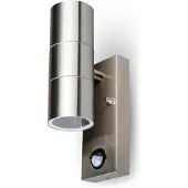 V-TAC Applique murale extérieure avec détecteur 2xGU10/35W/230V IP44