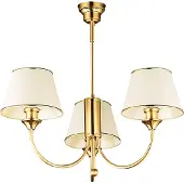 Jupiter Suspension CLASSIC en laiton, 3xE27x40W, métal, dimensions : 65x72x72 cm, IP20,