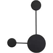 Rabalux Applique moderne noire cercles LED 7W noir Amadeo 6258