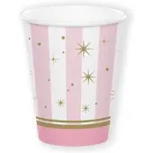 Generique 8 gobelets carton danseuse tutu 256 ml