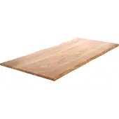 DELIFE Plateau-de-table-à-manger Edge 200x100cm acacia nature Live-Edge