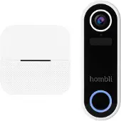Hombli Smart Doorbell Pack, Noir, Blanc, Maison, Bureau, IP65, Plastique, IR, 2 voies