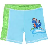 Playshoes Protection UV 'Dino' turquoise / mélange de couleurs