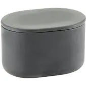 Serax Cose Boîte avec Couvercle Dark Grey | Oval L