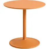 Muuto Soft Side Table Orange Laminate|Orange | Ø 48 H: 48 CM | Ø 18.9" H: 18.9"