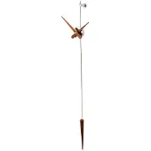 Nomon Punto Y Coma horloge N - Chromed steel Walnut