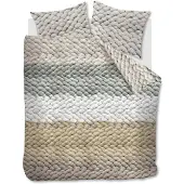 Ariadne at Home Housse de Couette Ariadne at Home Chunky Vert Coton-240 x 220 cm | Lits-Jumeaux