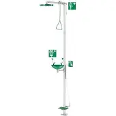 Delabie Combiné lave-œil et douche corporelle sur colonne