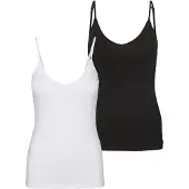 Vero moda Haut 'MAXI' noir / blanc