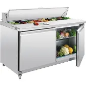 Polar Saladette réfrigérée Polar 2 portes | 527 litres