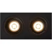 Lucide Embed 2-Light Spot Encastré Black