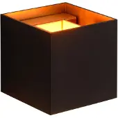 Lucide Xio Applique Black | 1x4W 2700K