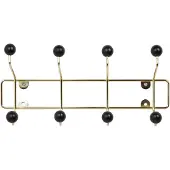 Goodhome - Porte-vêtements Mural séturnus, 34 Cm