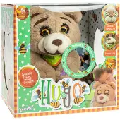 Dimian Hugo le Peluche avec Yeux Mobiles et Contes