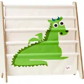 3 Sprouts Dragon Book Shelf Vert Enfants