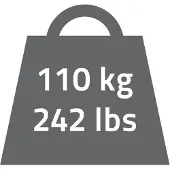 RIDDER Barre d'appui de sécurité Premium 45 cm Aluminium Argenté