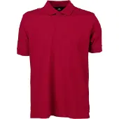 Tee Jays 1405 | Mens Luxury Stretch Polo Hommes - Couleur : Deep Red - Taille : L