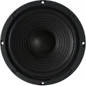 Visaton W 170 woofer hi-fi, 8 Ohm, Composants du haut-parleur, Noir