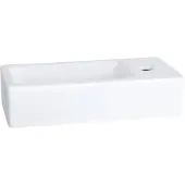 Differnz Ravo Fontein - Wasbak Keramiek - Wit - 38.5 x 18.5 x 9 cm