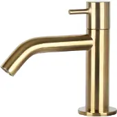 Differnz Tableau de toilette courbe Kraan Koud Water Toiletkraan Mat Goud