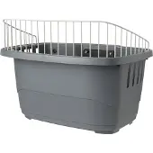 Fastrider Rino Klickfix 16l Dogs Front Basket Gris