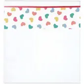 Briljant Drap Lit Bébé Briljant Mandy Blanc Coton-75 x 100 cm (Wieglaken)