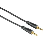 Hama Câble audio, Jack mâle 3,5mm - Mâle, stéréo, plaqué or,