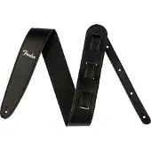 Fender Vegan Leather Strap Black 2.5