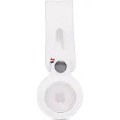 Decoded Étui à sangle Silicone Loop Apple AirTag - Blanc