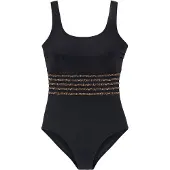 LASCANA Maillot de bain beige / marron / noir