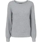 Vero Moda Pull-over 'Brilliant' gris chiné