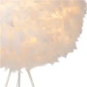 Lucide Lampe de pied Goosy Soft Ø 50 cm de blanc