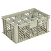 HorecaTraders Caisse en plastique beige | 600x400x270 CM | 4 formats