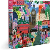 Eeboo London Life Block-Puzzle 1000 pièce(s) Art (1000 pièces)