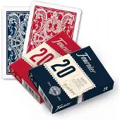 Fournier Jeu de poker espagnol , numéro 20, 55 cartes, couleurs variées, bleu ou noir