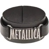 Metallica Bracelet en cuir de - Logo - pour Homme - noir - Taille Standard