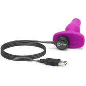 B-Vibe Novice Plug Anal Vibrante 10 Cm Rose