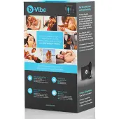 B-Vibe Snug Plug 3 - plug anal à double bille (180 g, noir)