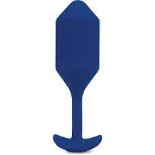 B-Vibe Snug Plug Anal Vibrant 15 Cm Bleu