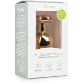 EasyToys Métal No.8 - Plug anal avec base cœur - or-rose (3,5 cm)